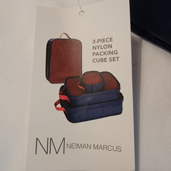 Neiman Marcus 3 Pc Nylon Packing Cube Set - Picture 4 of 5